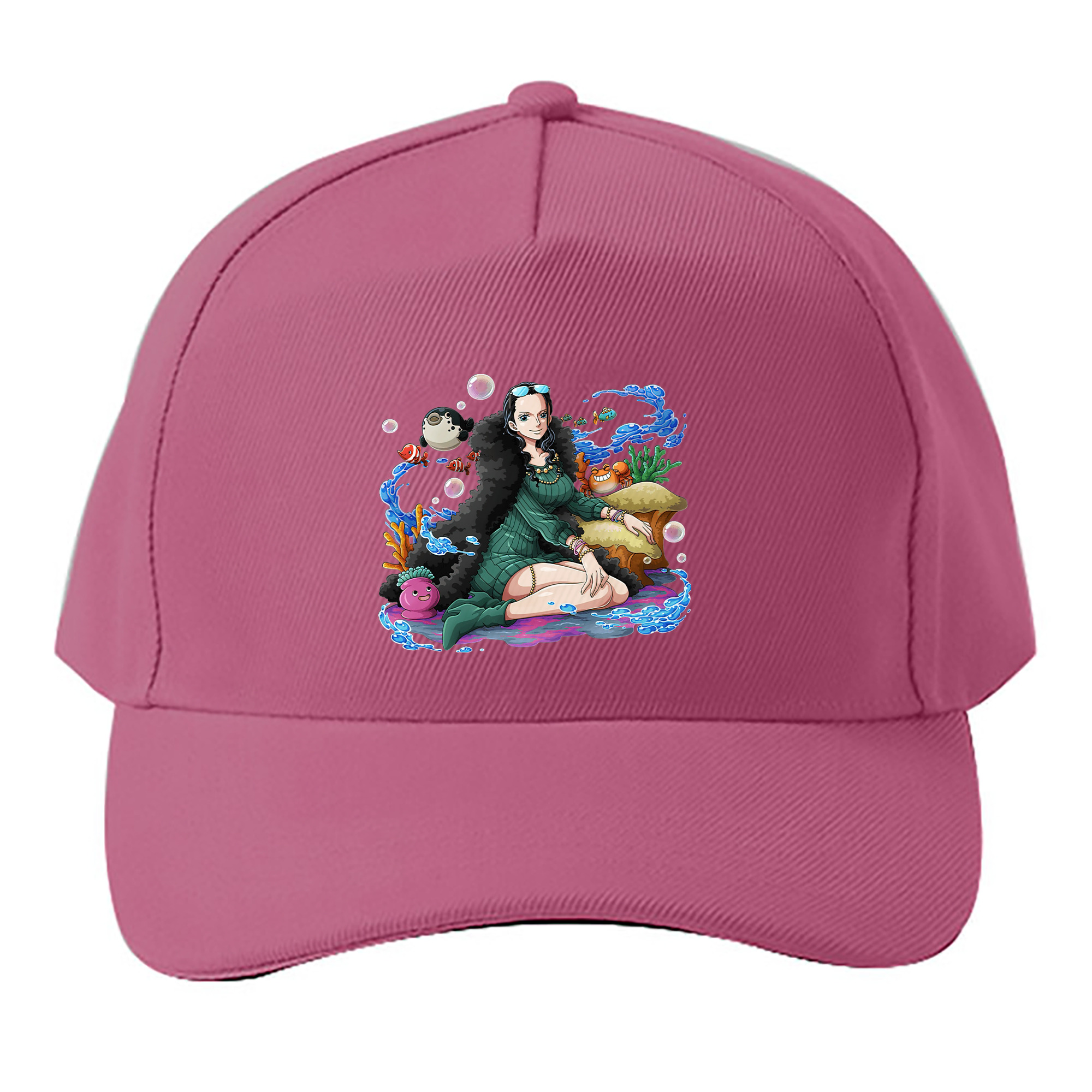 （画像用） ワンピース ニコ・ロビン ONE PIECE Nico Robin ベースボールキャップ 綿100％ 男女兼用 帽子 スポーツ